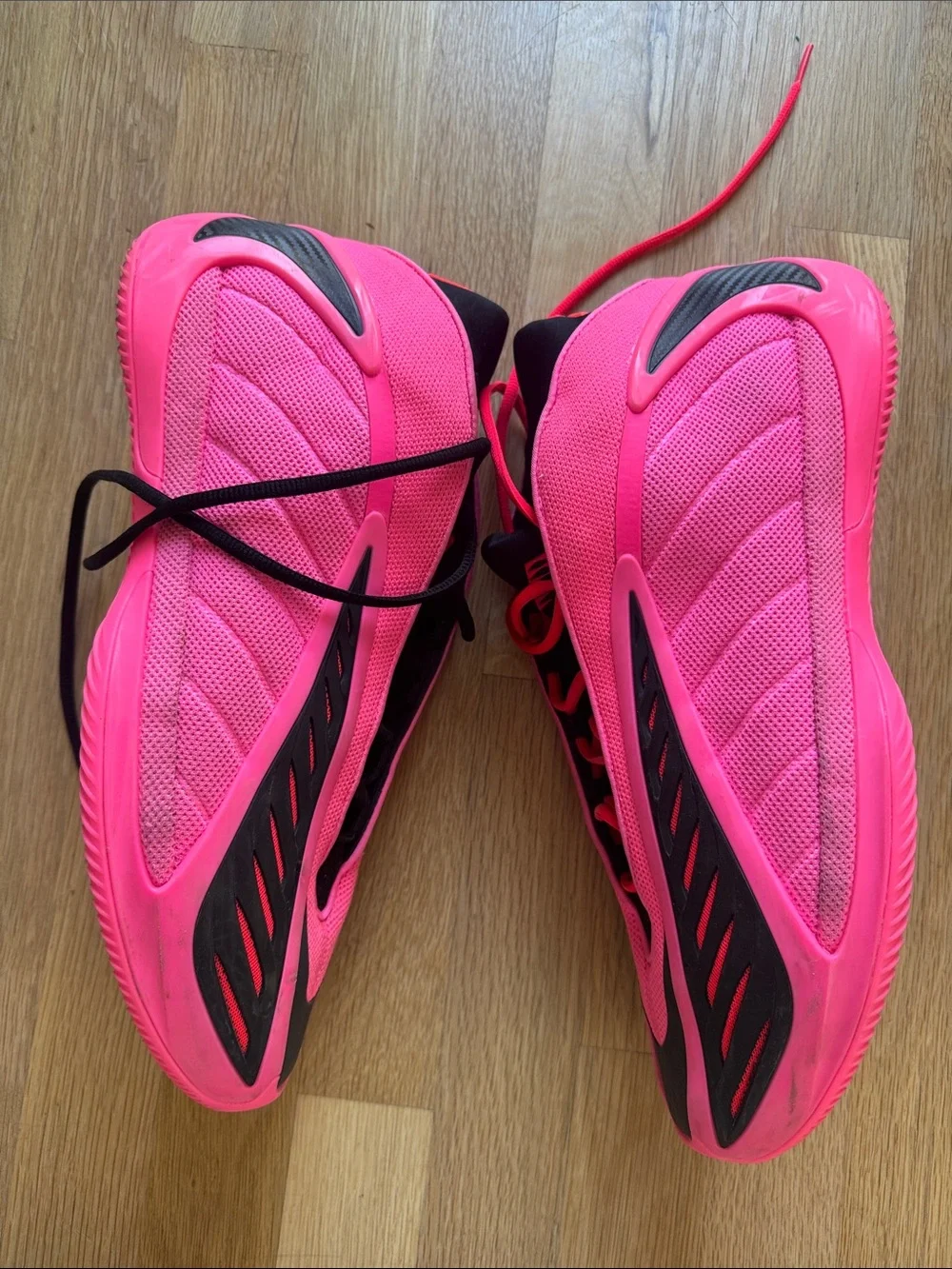 adidas Anthony Edwards 2 (AE 2) Lucid Pink / Core Black / Lucid Red 13